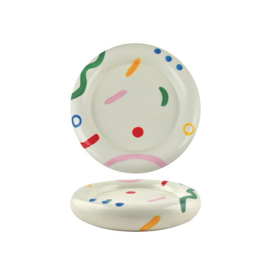 Céramique à décorer - Assiette donuts