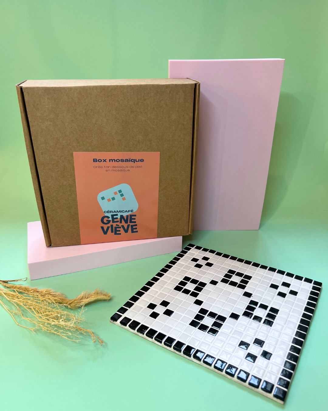 Mosaic trivet box