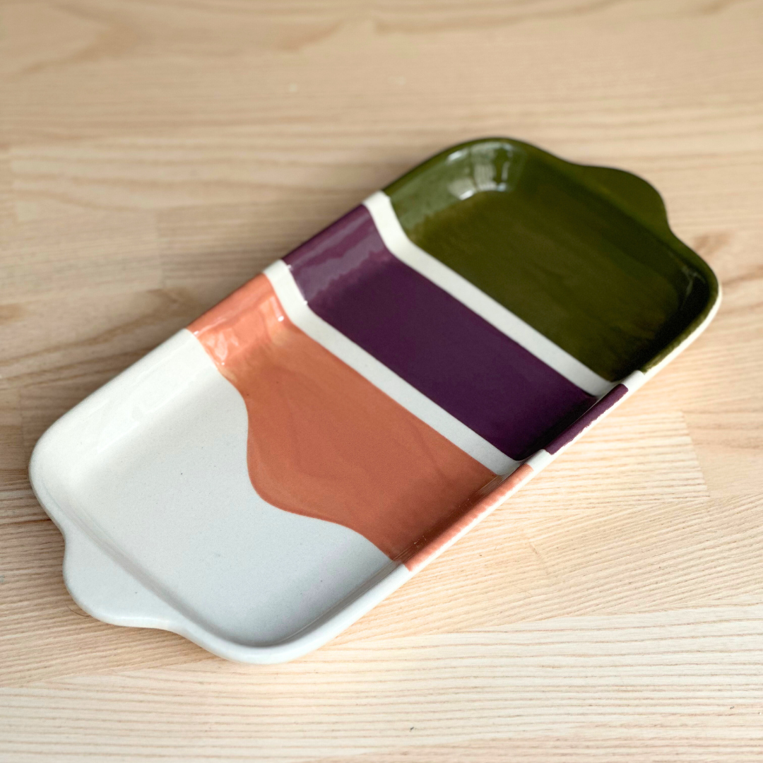 Ceramic to decorate - Sandwich dish