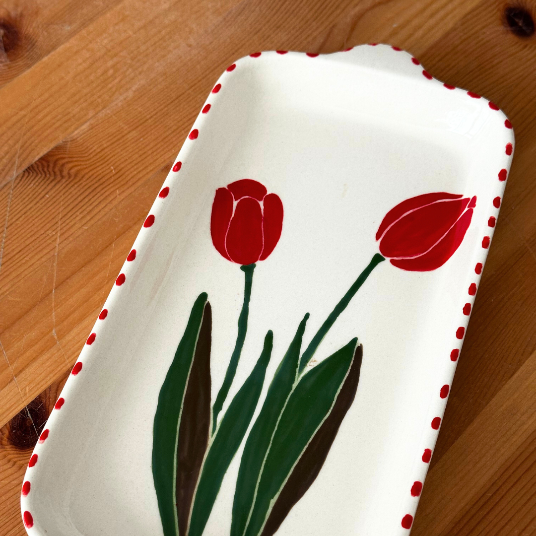 Ceramic to decorate - Sandwich dish