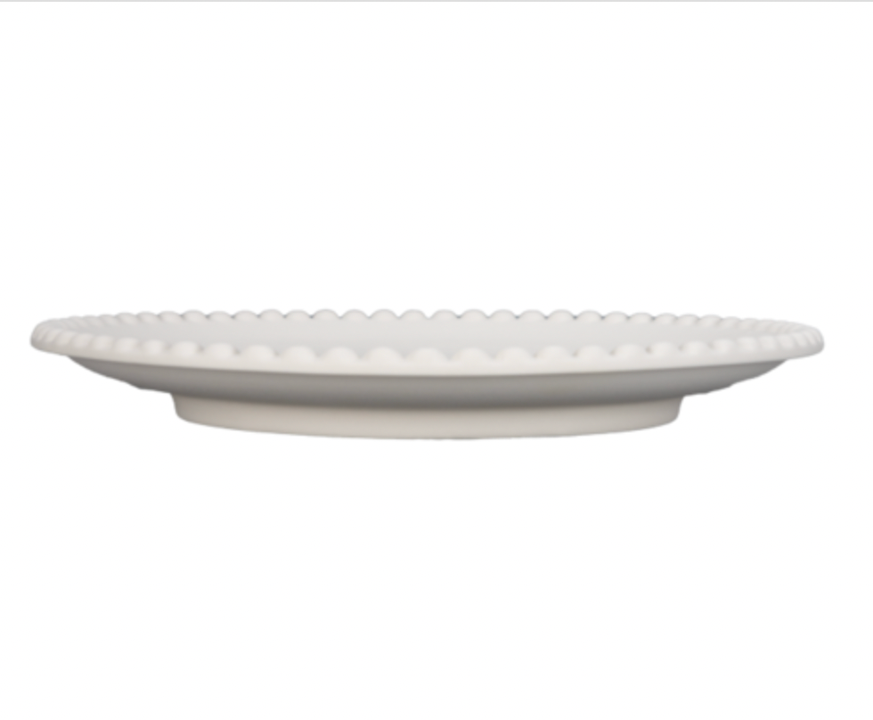 Céramique à décorer - Plat perle