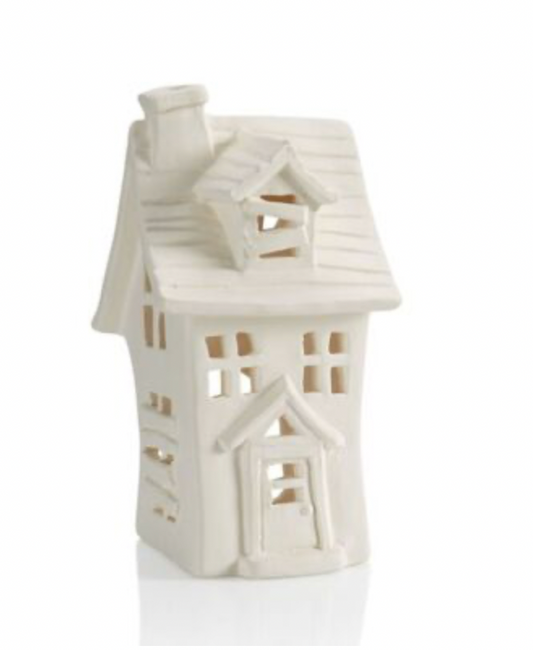 Céramique à décorer - Photophore maison Halloween