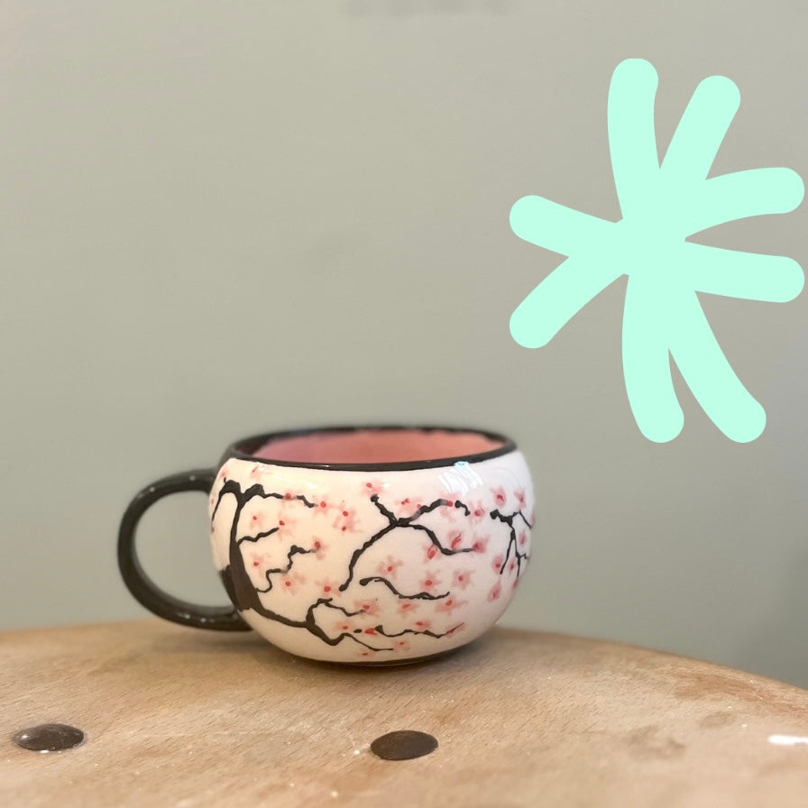 Ceramic to decorate - Ball cup