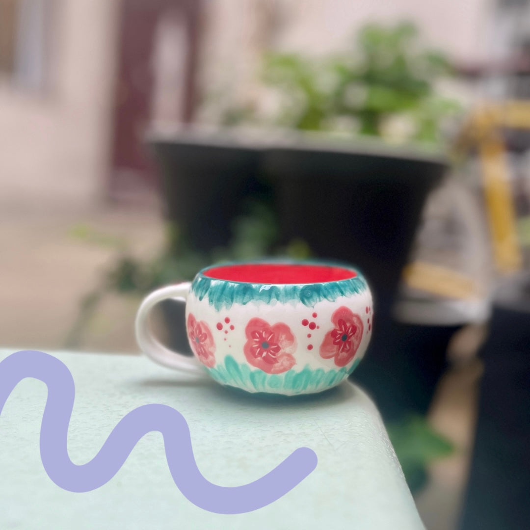 Ceramic to decorate - Ball cup