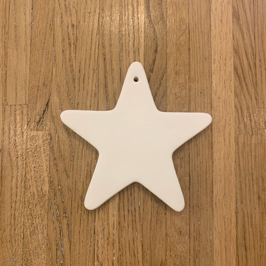 Céramique à décorer - Etoile de Noël
