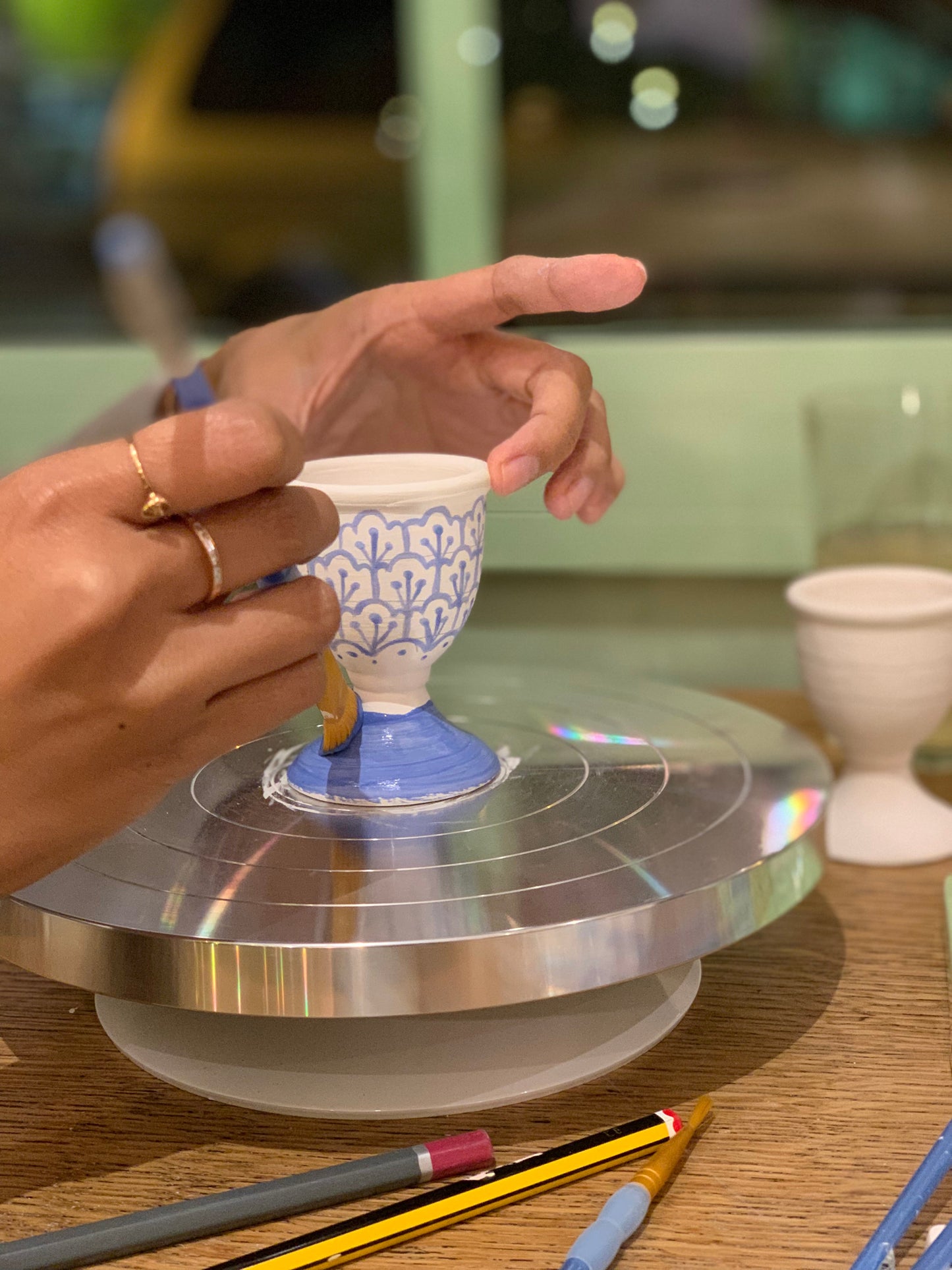 Special students - Ceramic painting workshop - Paris 14