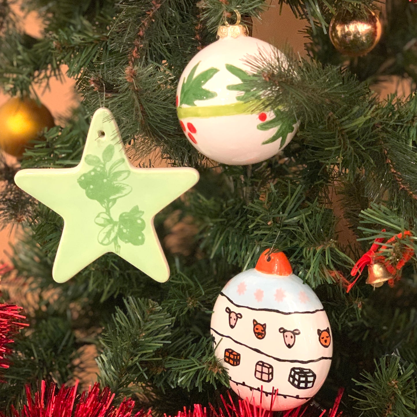 Box Peinture sur céramique - décorations de Noël (avec cuisson)