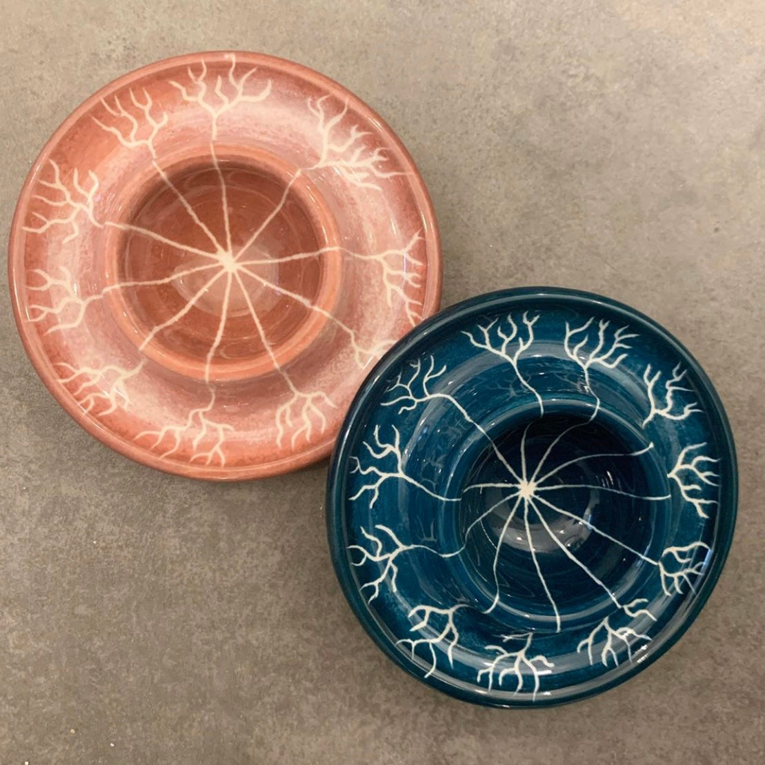 Ceramic to decorate - Flat egg cup