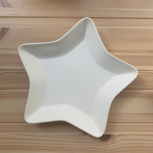 Céramique à décorer - Assiette étoile