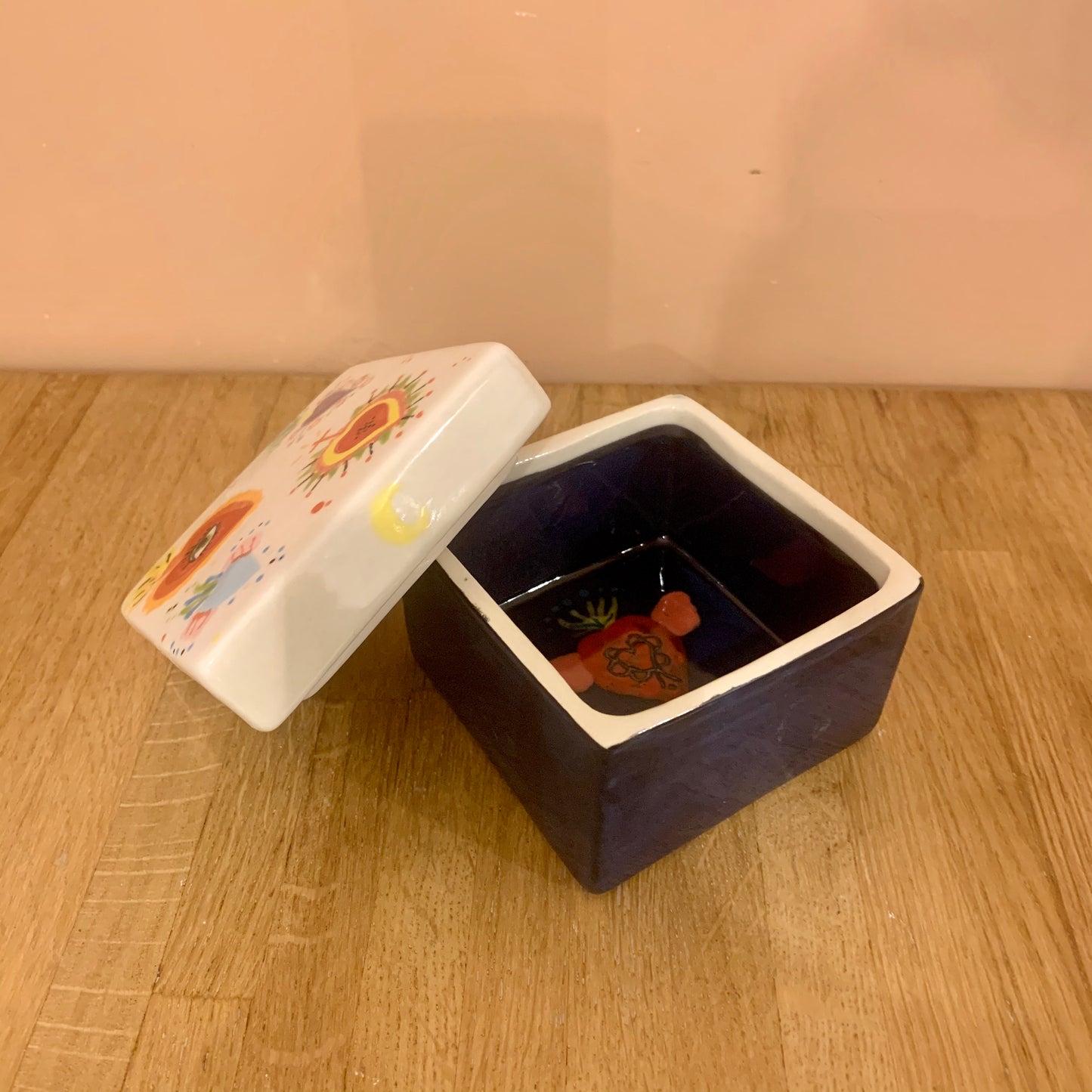 Céramique à décorer - Boîte cube
