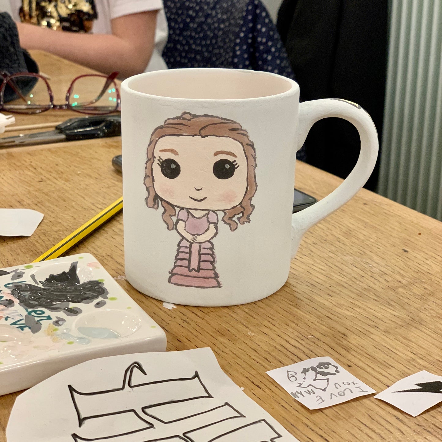 Ceramic painting session - Special wizarding school - Paris 14