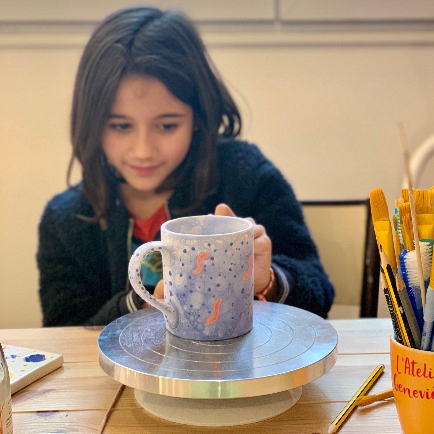 Ceramic painting session - Parent/Child - Paris 14