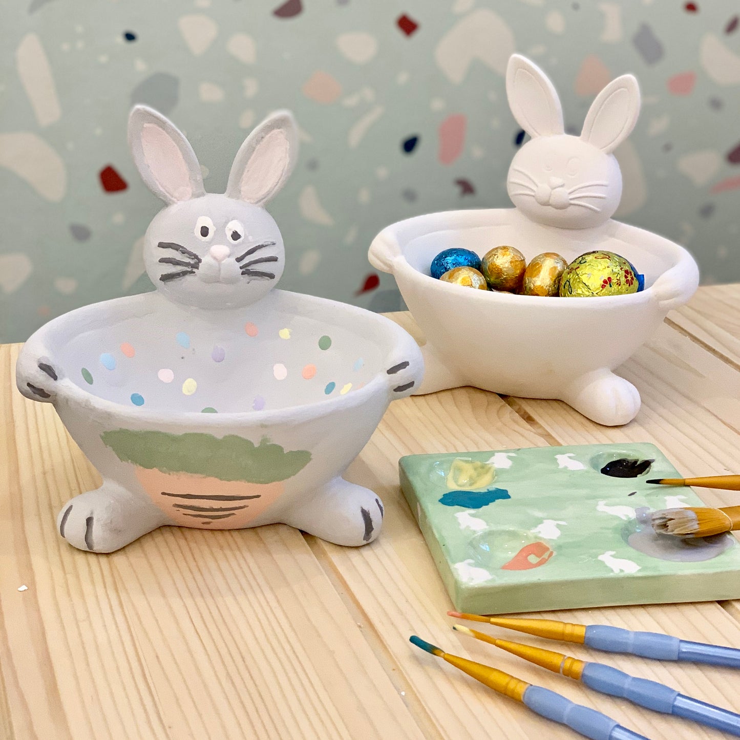 Ceramic to decorate - Rabbit bowl
