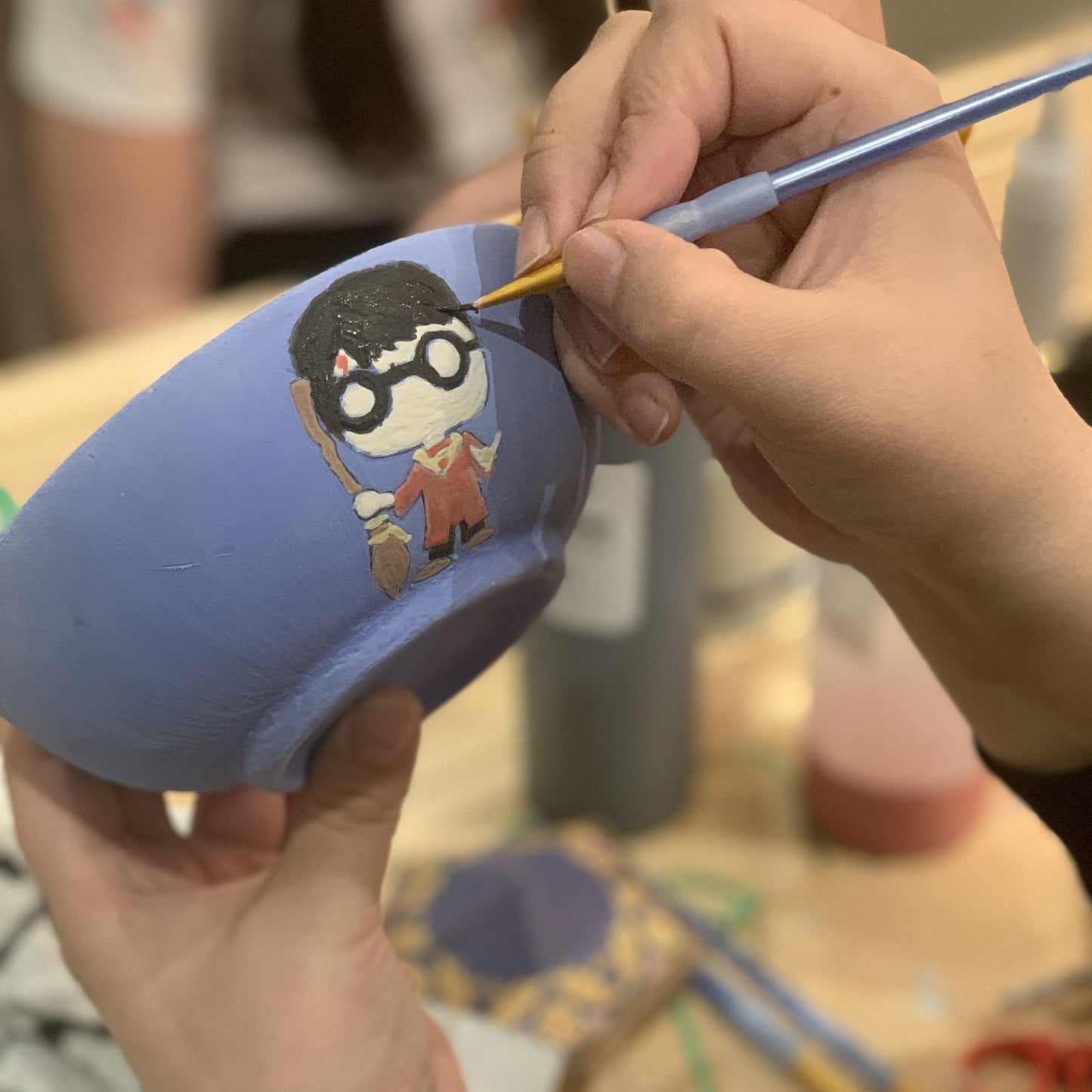 Ceramic painting session - Special wizarding school - Paris 14