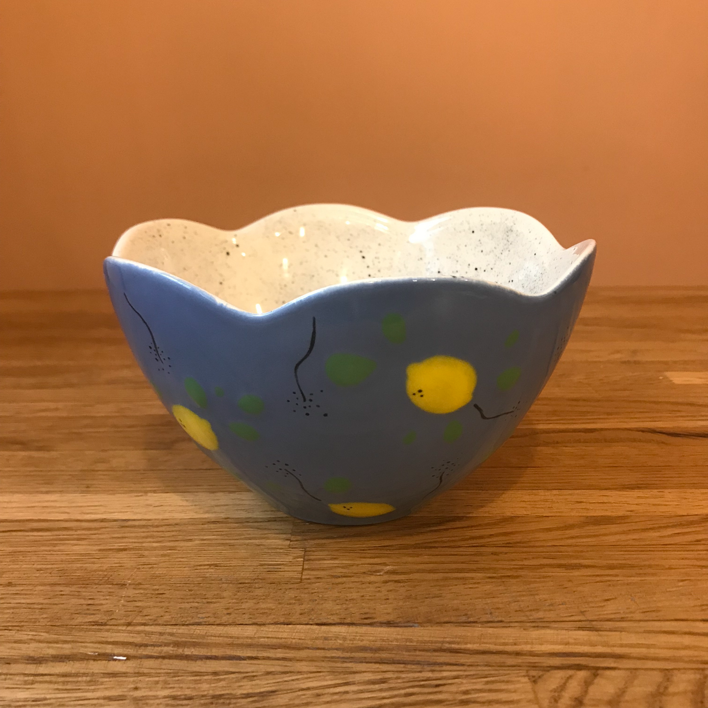 Ceramic to decorate - Lace salad bowl