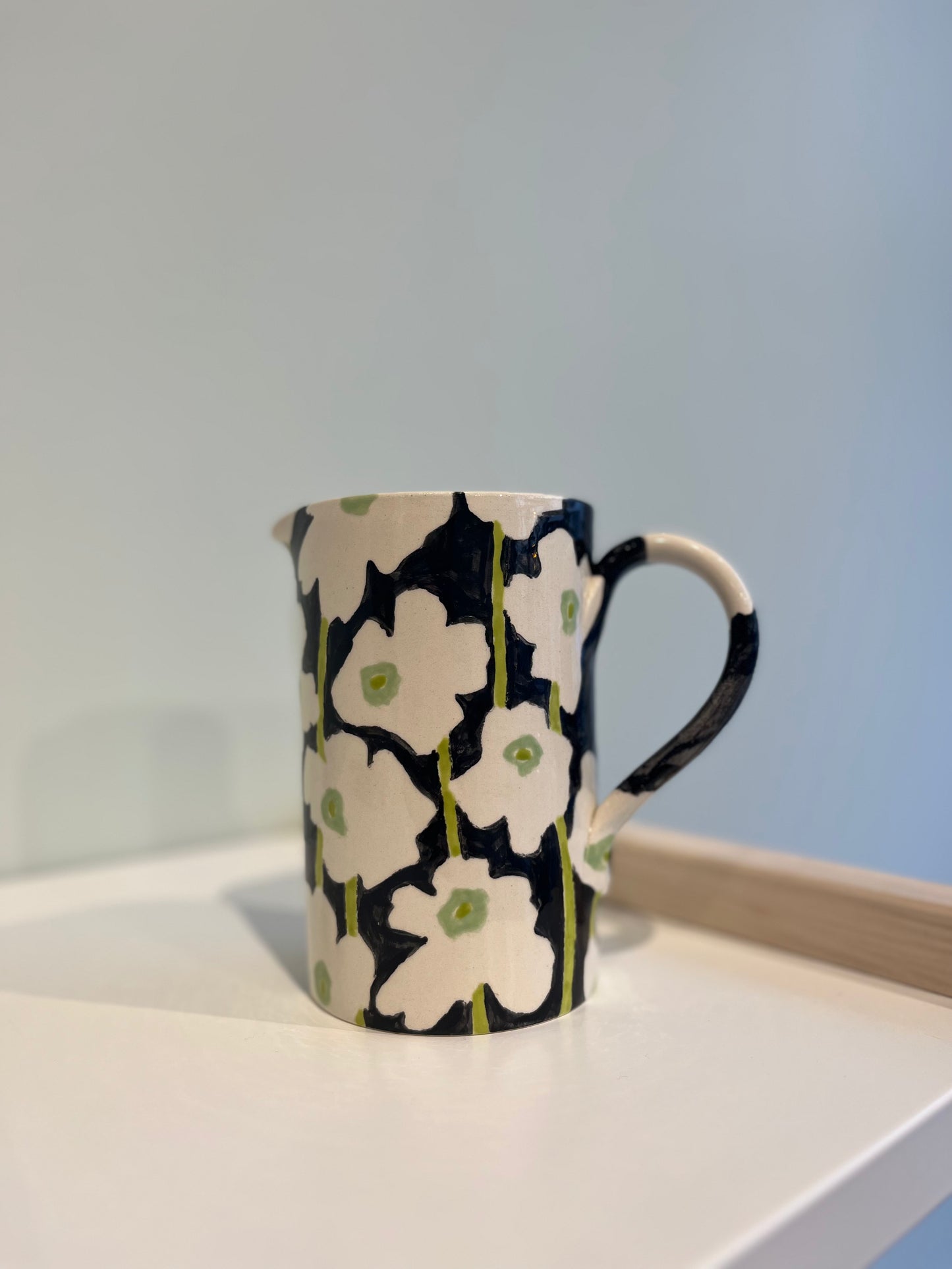 Ceramic to decorate - Small straight carafe