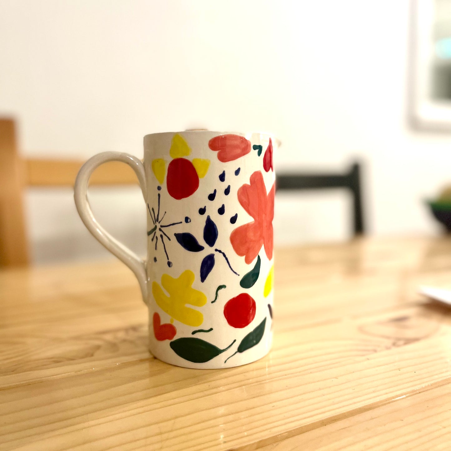 Ceramic to decorate - Small straight carafe