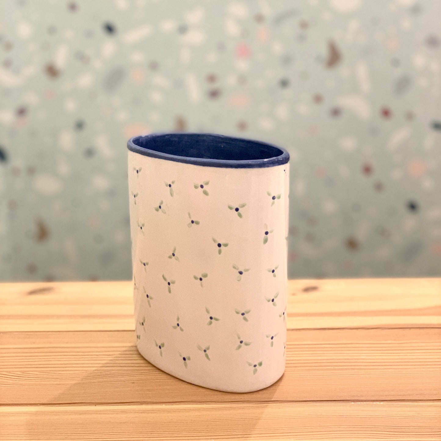 Ceramic to decorate - Elliptical Vase