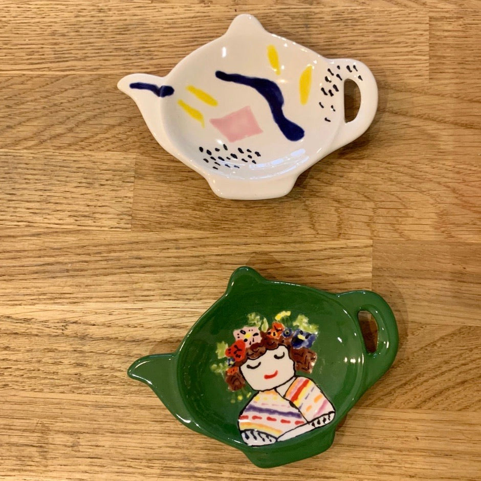 Ceramic to decorate - Tea bag holder