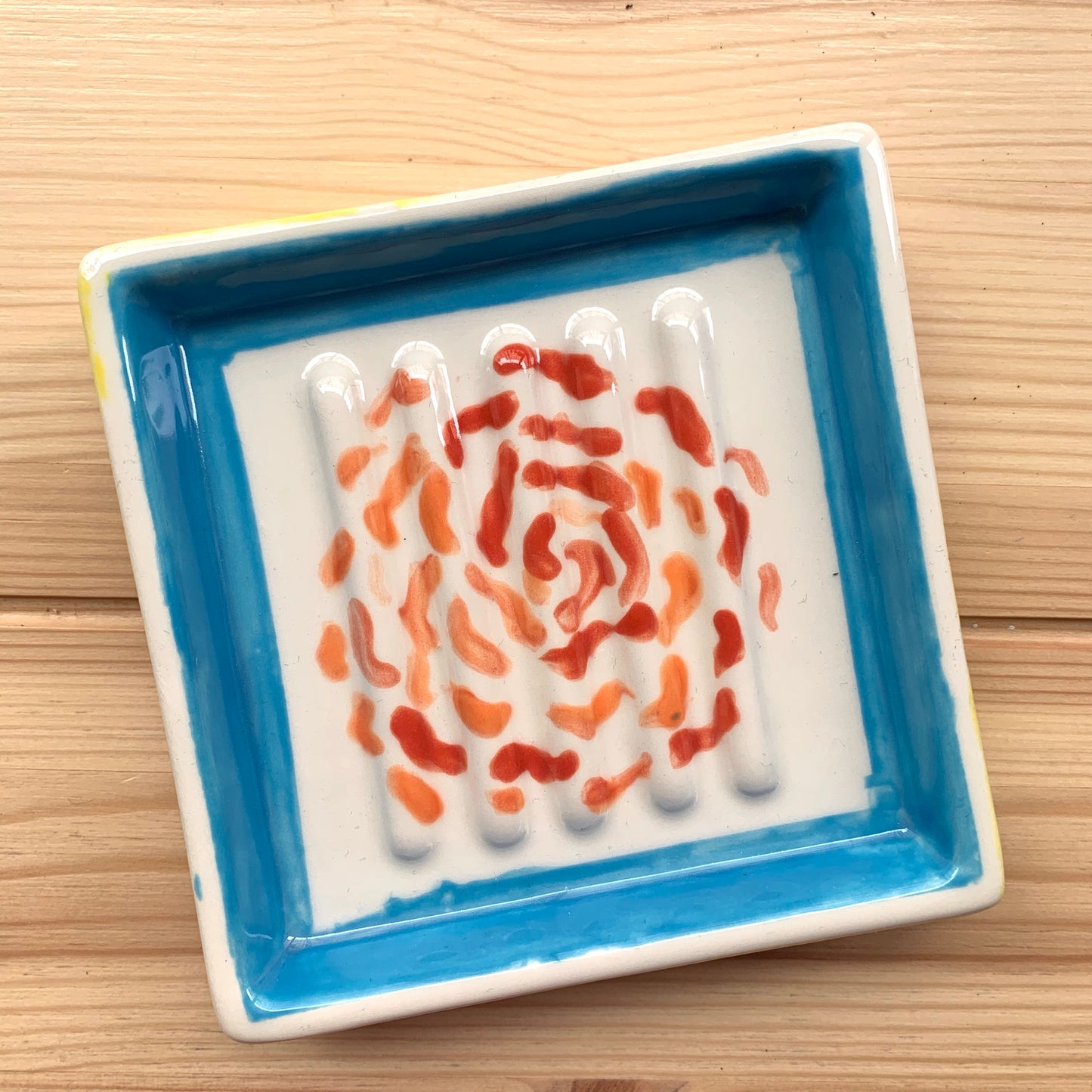 Ceramic to decorate - Square soap dish