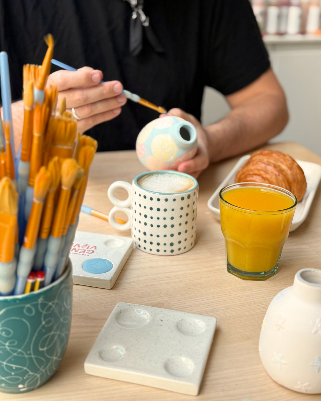Ceramic Morning: breakfast &amp; ceramic painting - Paris 11