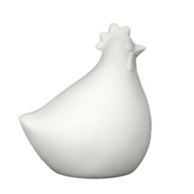 Céramique à décorer - Grande Figurine Hortense la poule