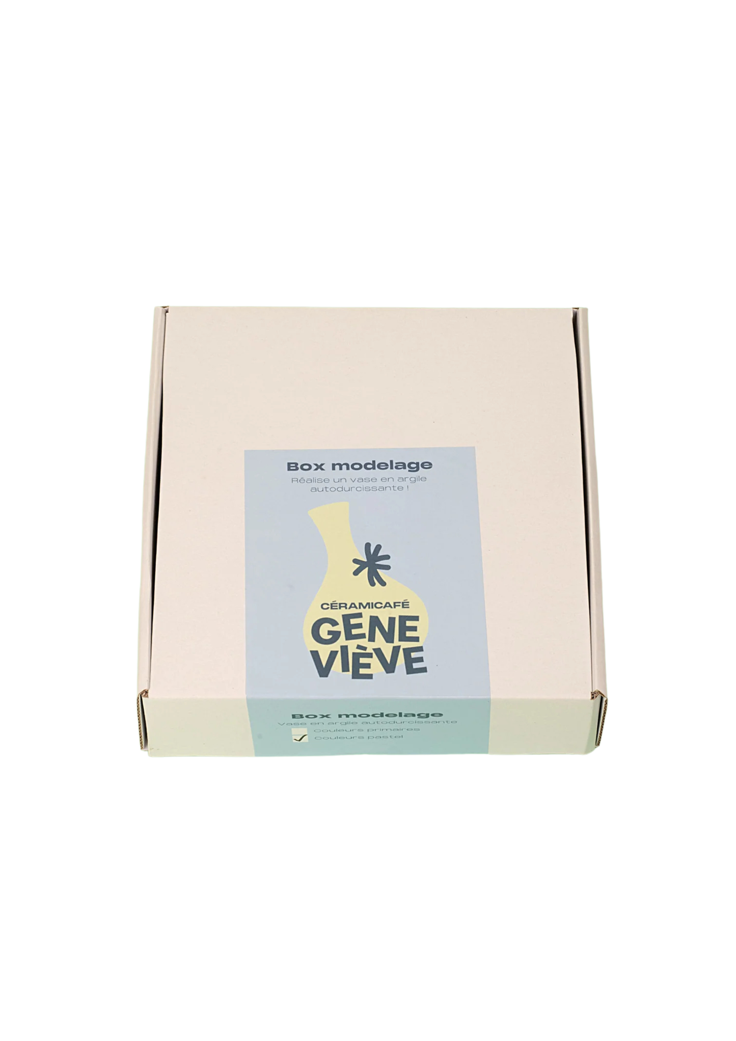 Box modelage - Créer son vase en argile autodurcissante