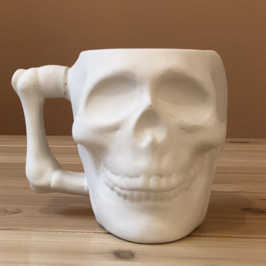 Céramique à décorer - Mug tête de mort