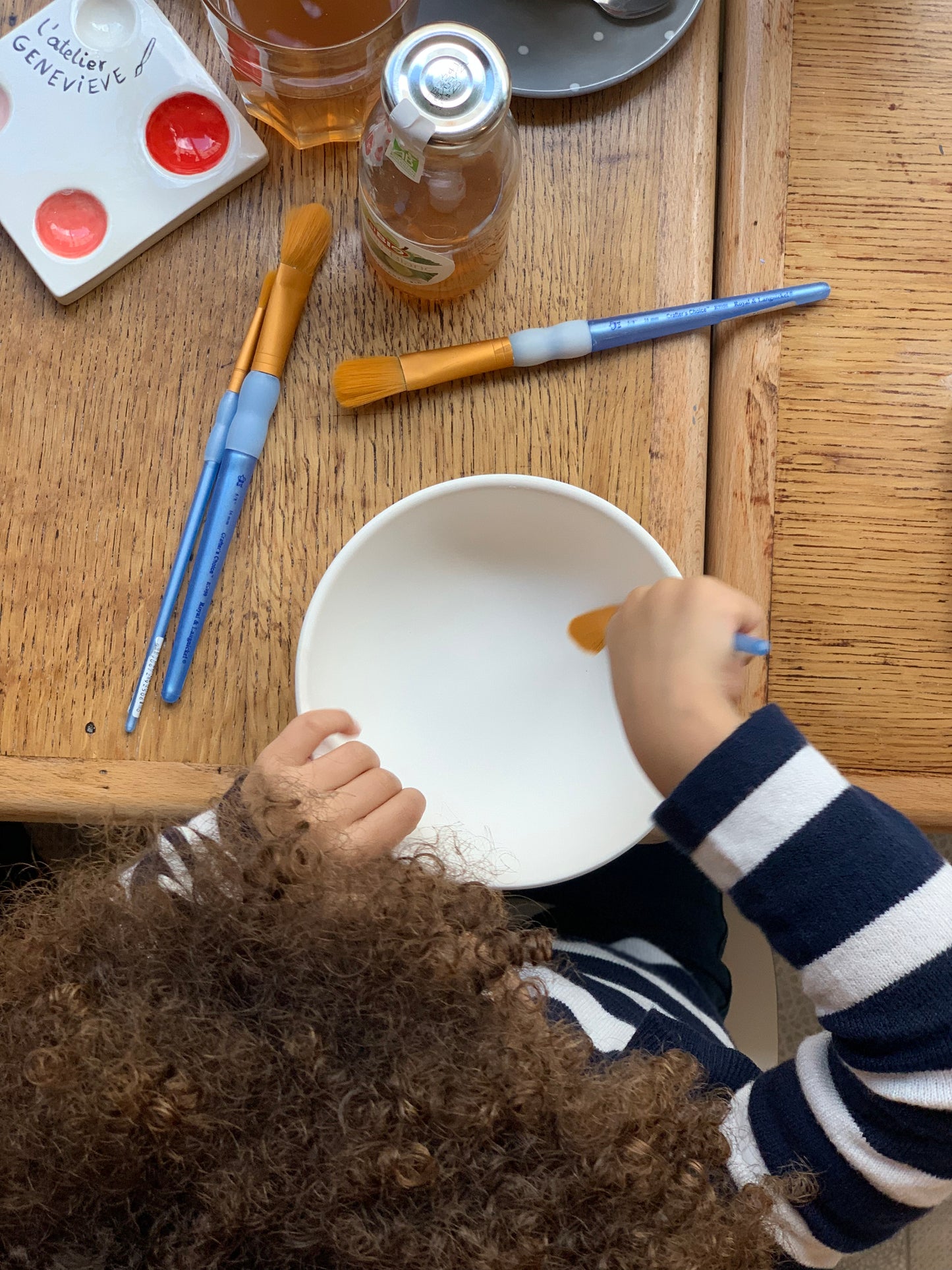 Session peinture sur céramique - Parent/Enfant - Paris 14